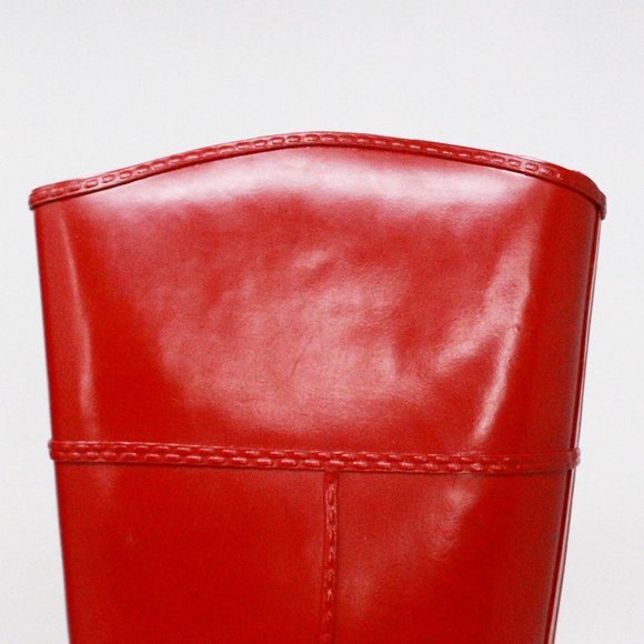 *ON SALE* MICHAEL KORS #38314 Red Tall Rainboots (US 8 EU 38) - Picture 5 of 8